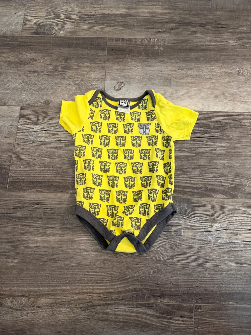 Transformers Yellow Baby‎ One-Piece Bodysuit